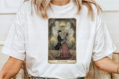 The Lovers Halloween Tarot Card Clipart Bundle - CraftNest - Digital Crafting and Art