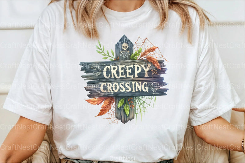 Creepy Crossing Clipart Bundle 4 - CraftNest - Digital Crafting and Art