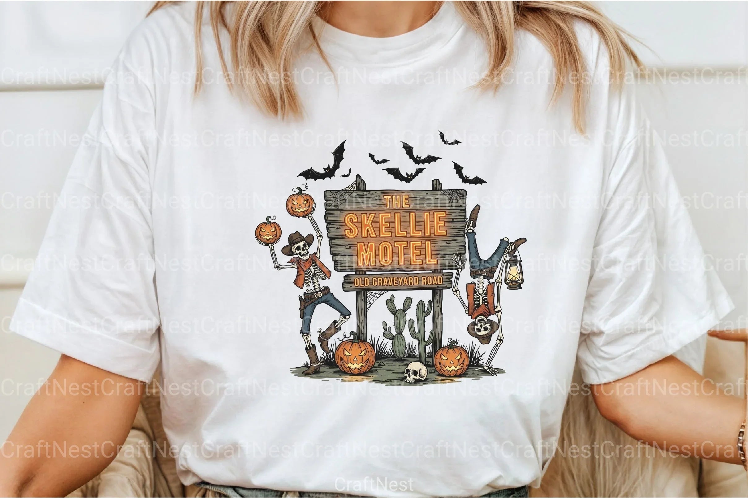 Funny Skeleton Halloween Clipart Bundle - CraftNest - Digital Crafting and Art