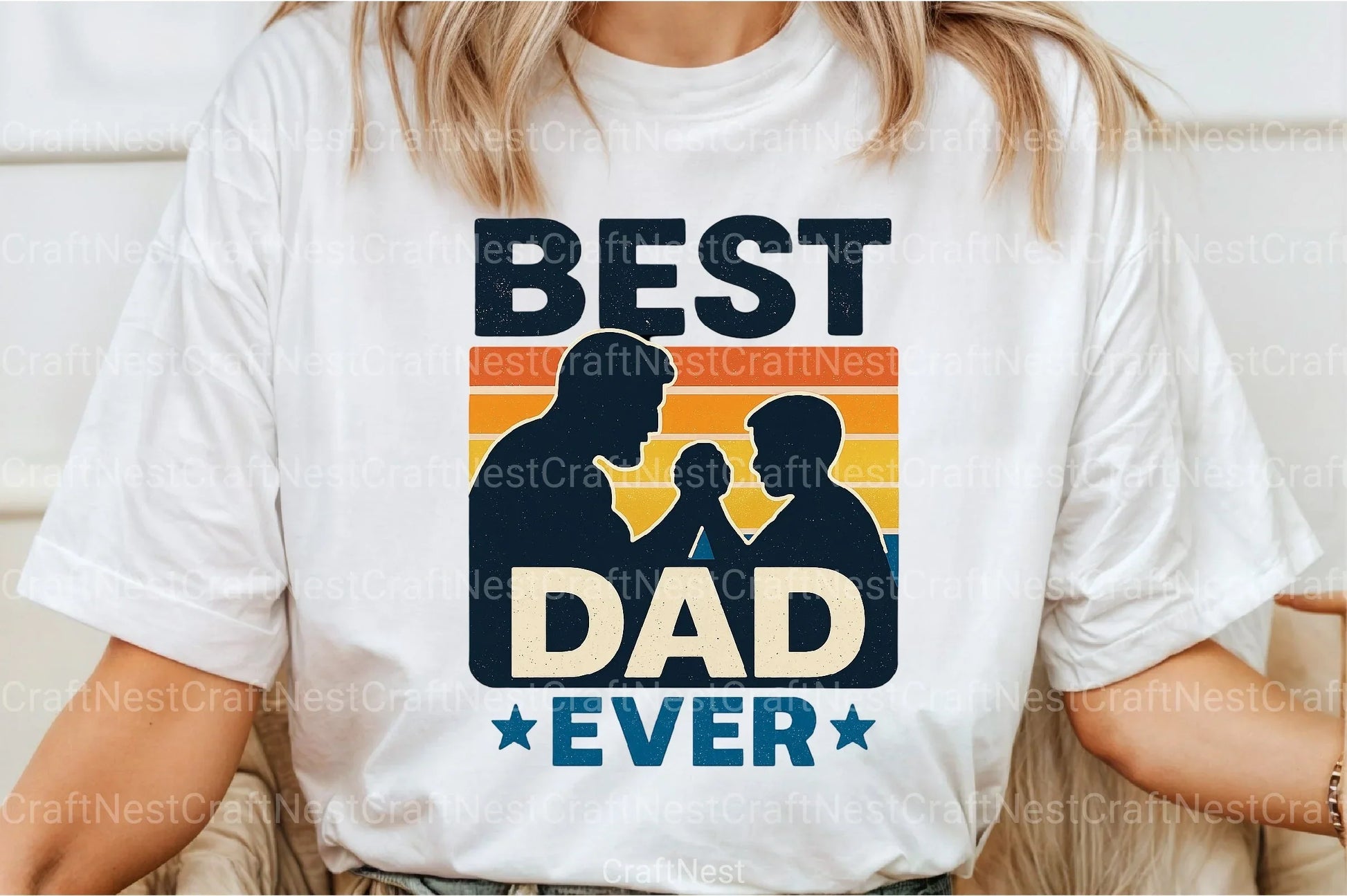 Retro Best Dad Ever Clipart Bundle - CraftNest - Digital Crafting and Art