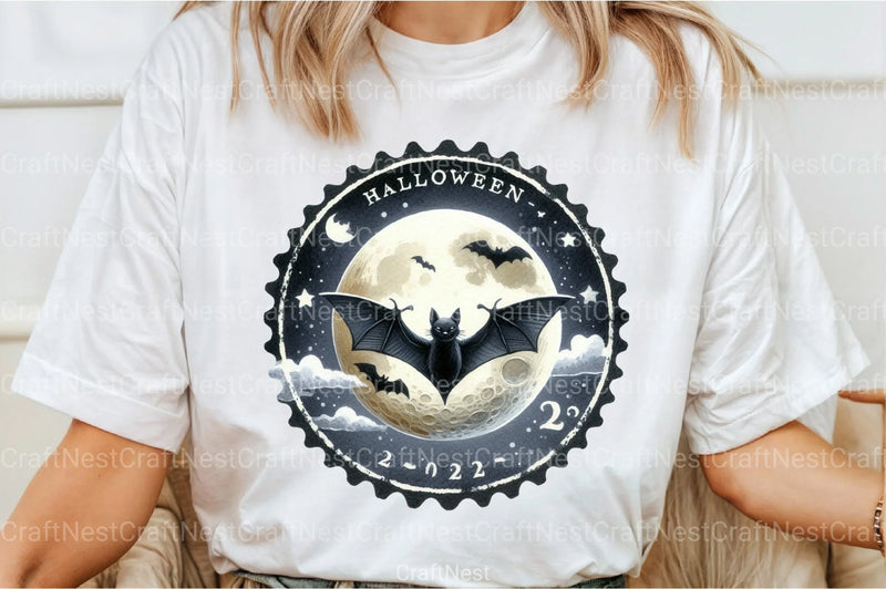 Halloween Stamp Clipart Bundle7 - CraftNest - Digital Crafting and Art