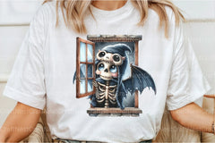 Funny Skeleton Peeking Clipart Bundle 4 - CraftNest - Digital Crafting and Art