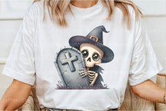 Funny Skeleton Peeking Clipart Bundle 13 - CraftNest - Digital Crafting and Art