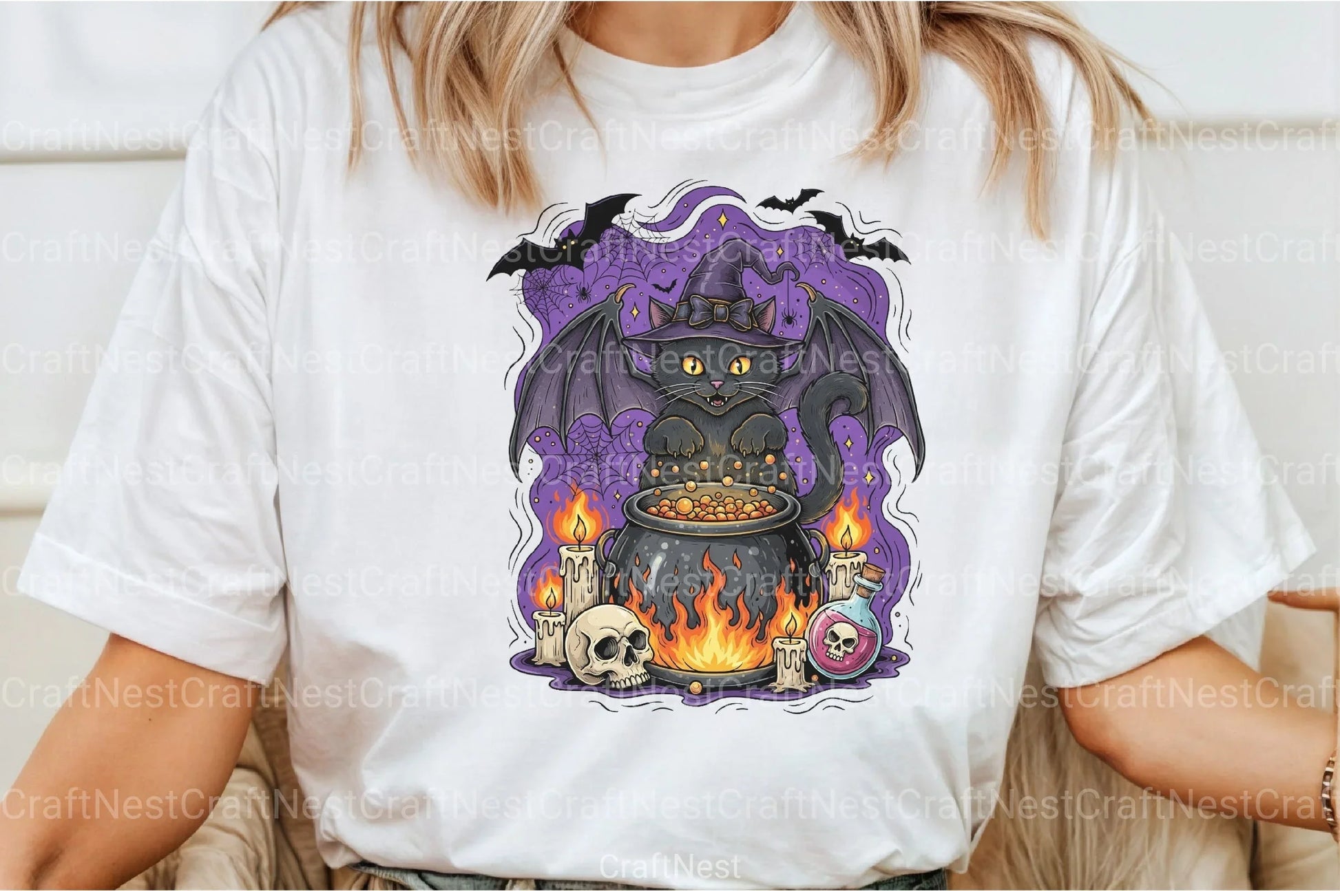 Black Cat Halloween Spooky Seas Clipart Bundle - CraftNest - Digital Crafting and Art