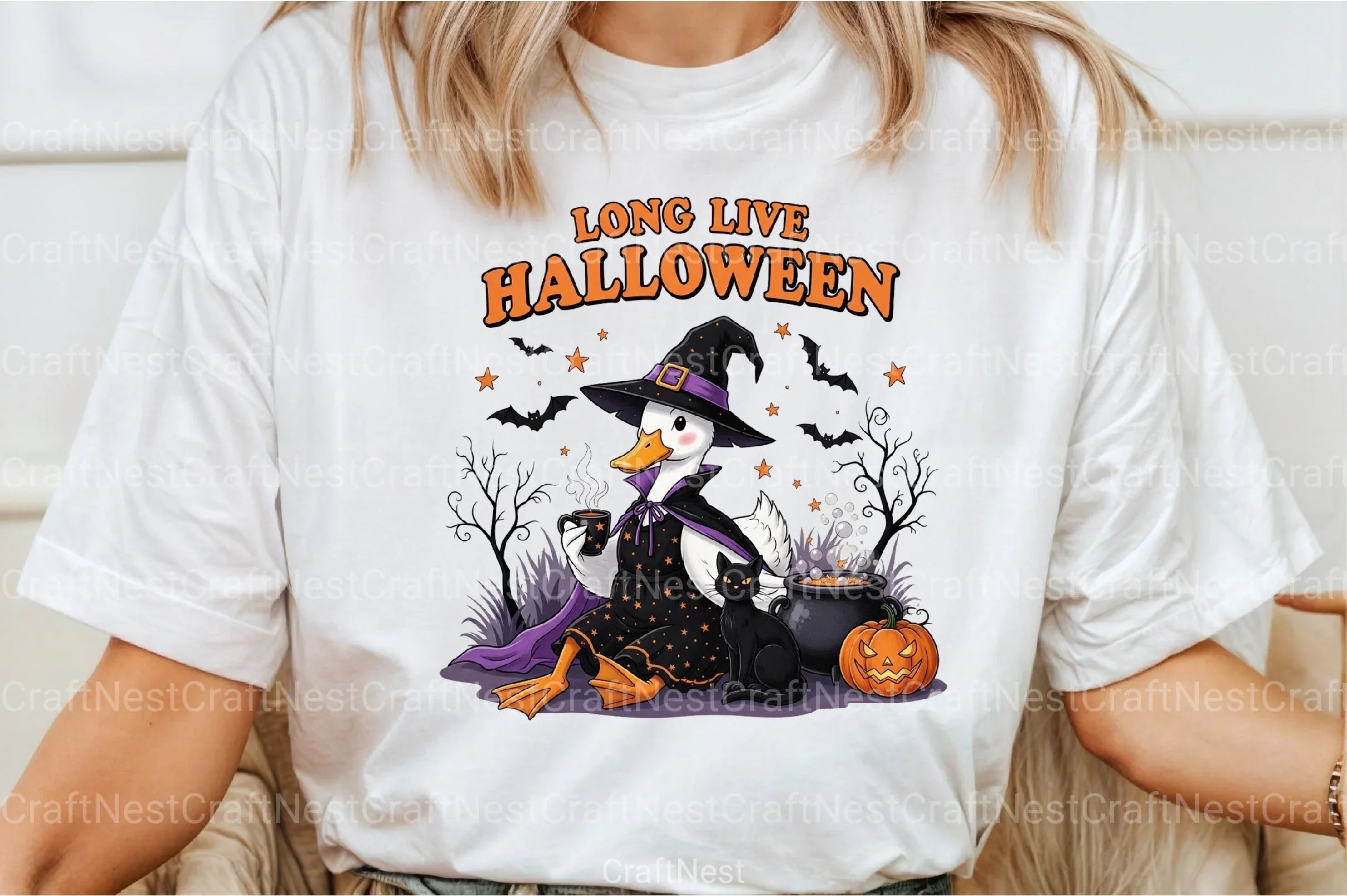 Halloween Goose Witch Clipart Bundle - CraftNest - Digital Crafting and Art