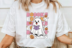 Boo Ghost Reading Book Clipart Bundle - CraftNest - Digital Crafting and Art