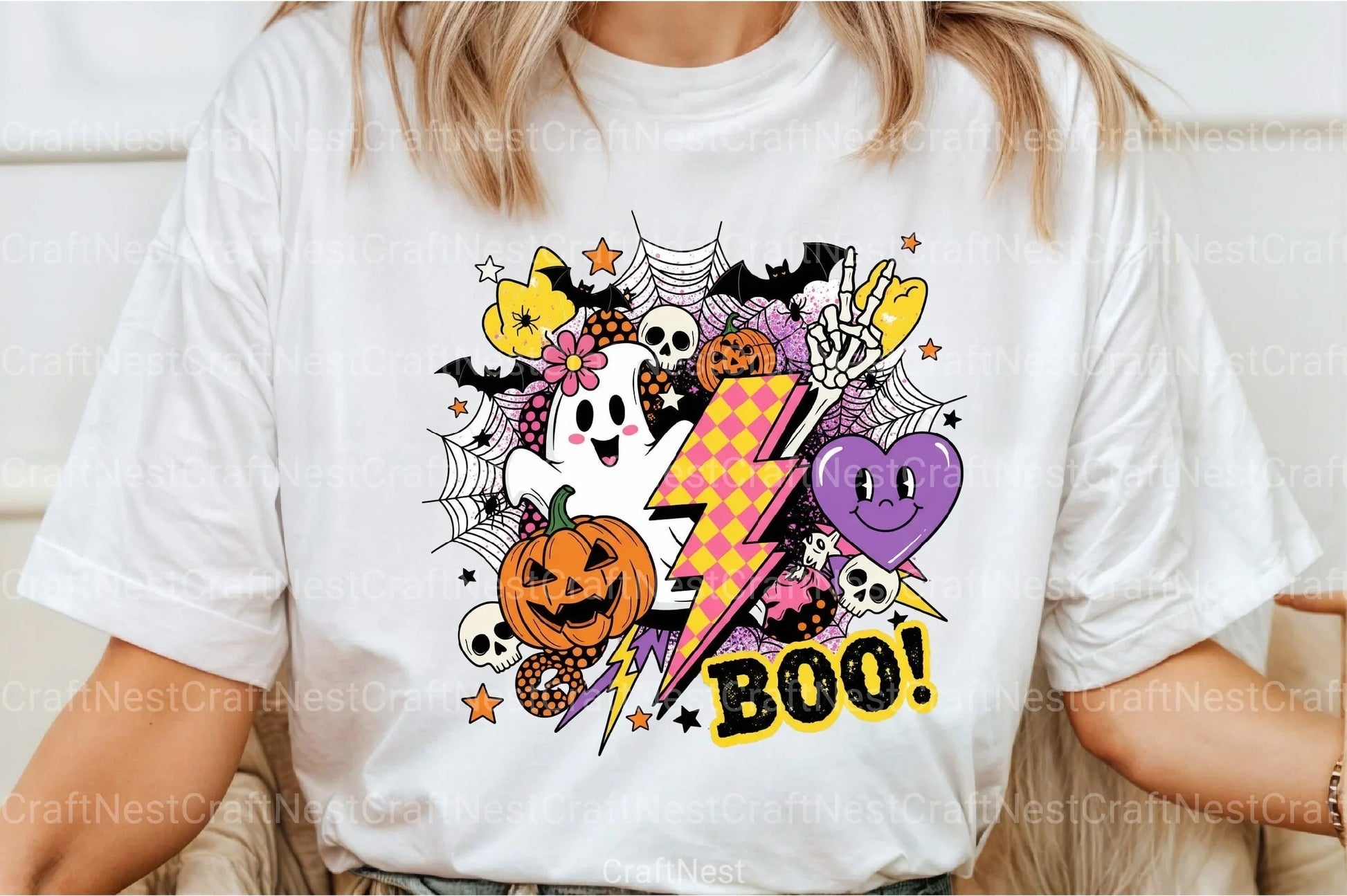 Retro Halloween Clipart Bundle 3 - CraftNest - Digital Crafting and Art