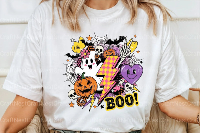 Retro Halloween Clipart Bundle 3 - CraftNest - Digital Crafting and Art