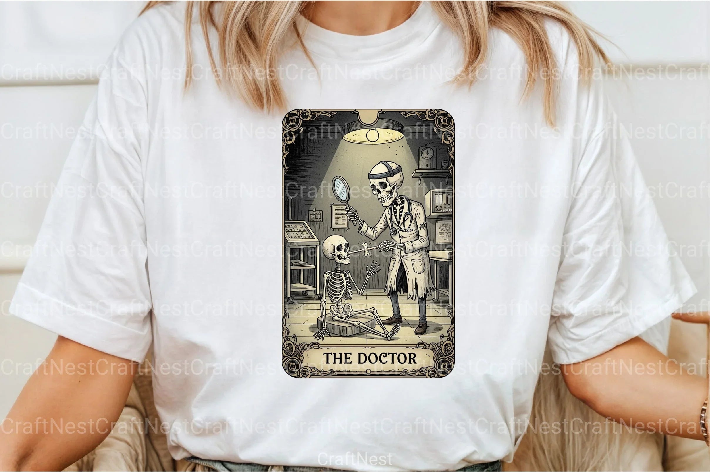 Doctor Halloween Tarot Card Clipart Bundle - CraftNest - Digital Crafting and Art