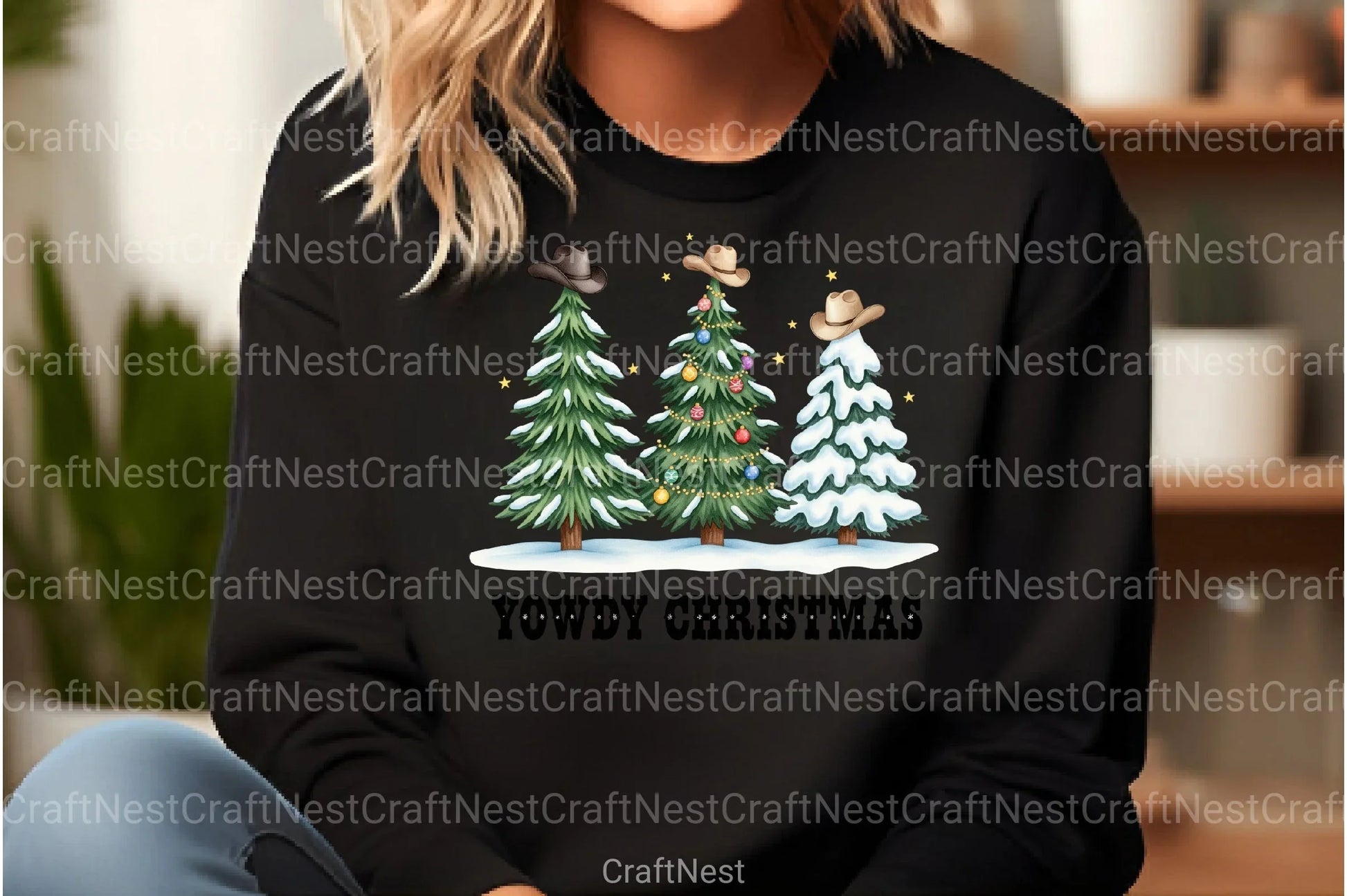 Western Christmas Country Clipart Bundle 4 - CraftNest - Digital Crafting and Art