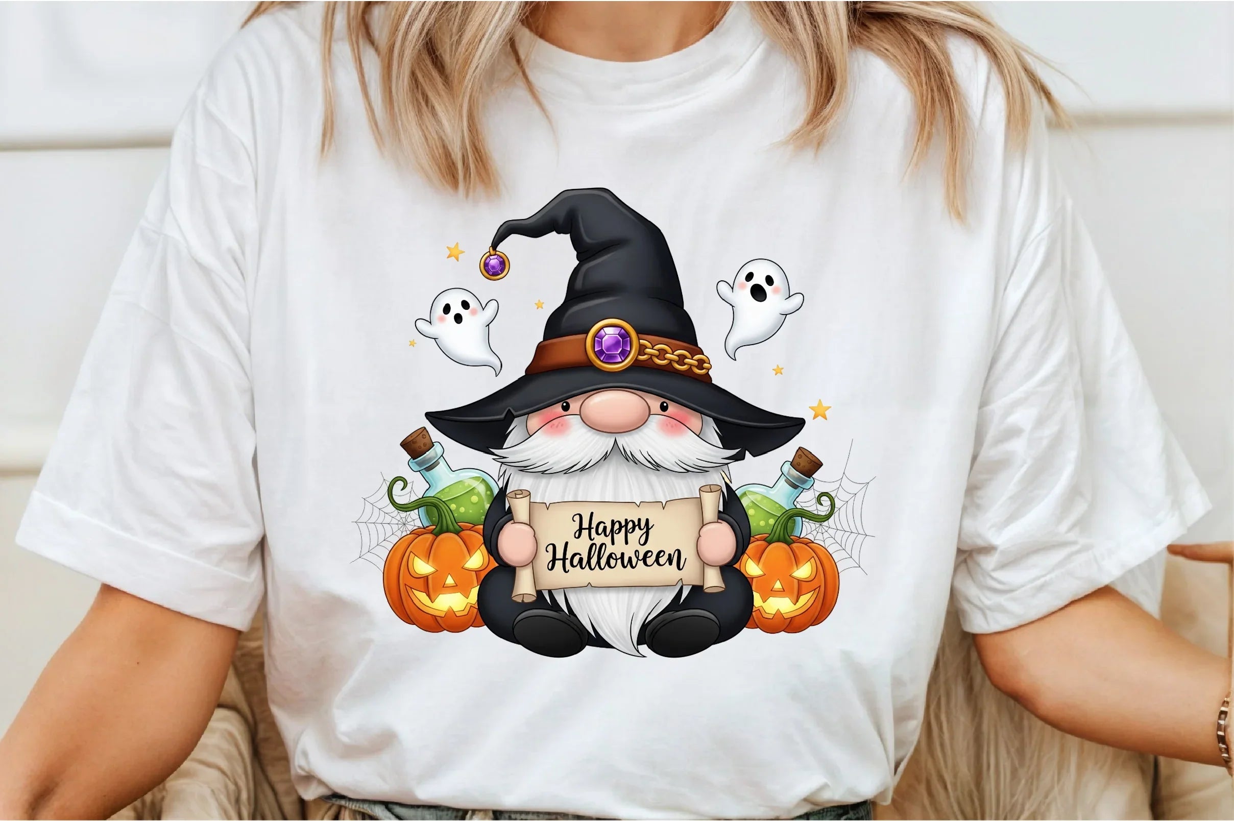 Happy Halloween Gnome Clipart Bundle - CraftNest - Digital Crafting and Art