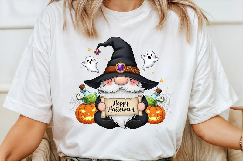 Happy Halloween Gnome Clipart Bundle - CraftNest - Digital Crafting and Art