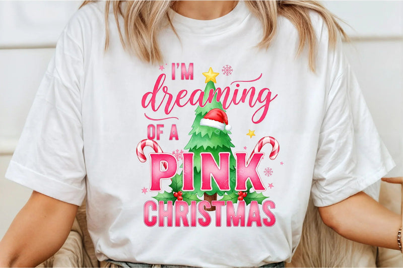 Dreaming of a Pink Christmas Clipart Bundle - CraftNest - Digital Crafting and Art
