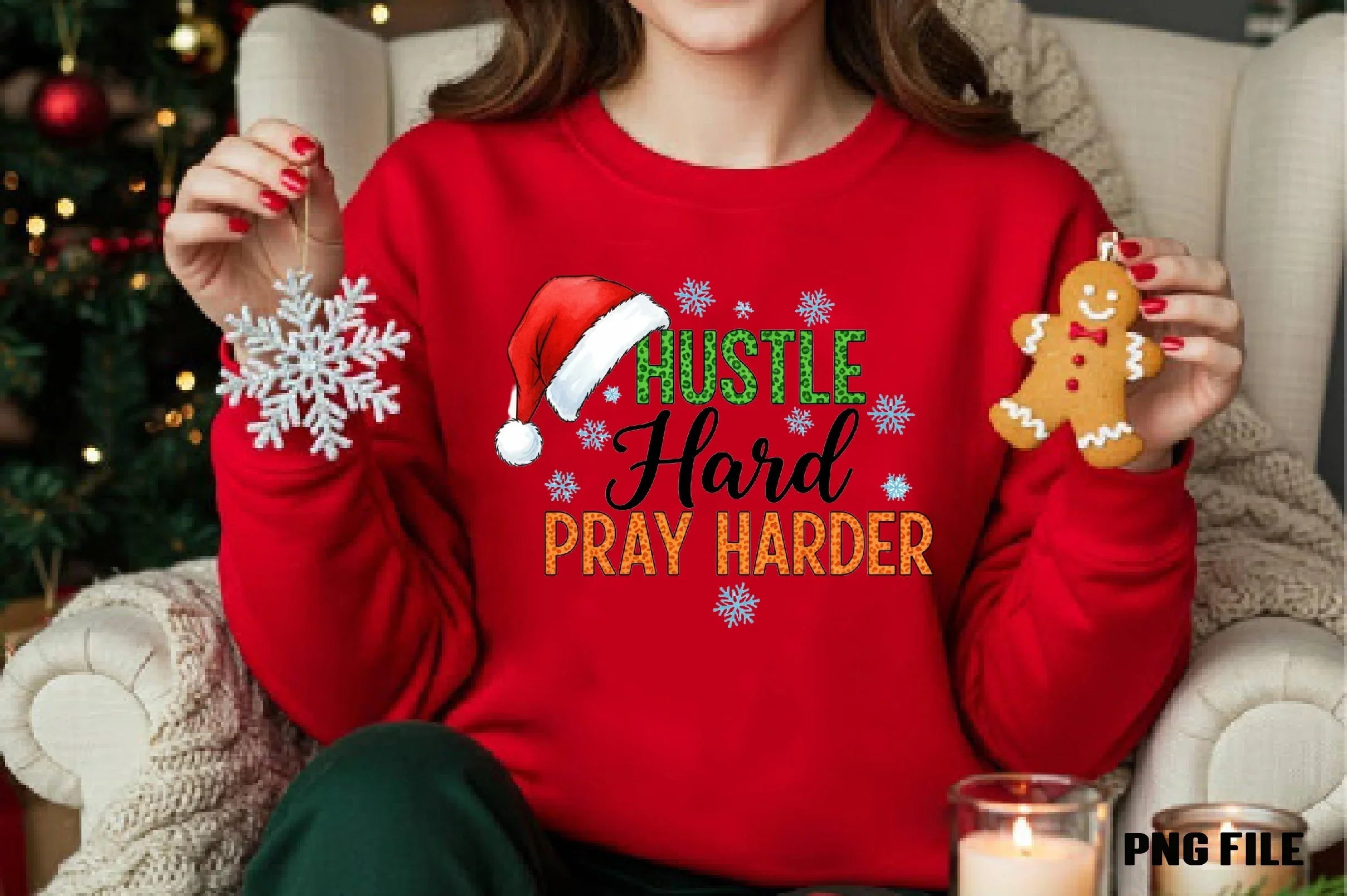 Hustle Hard Pray Harder Clipart Bundle - CraftNest - Digital Crafting and Art