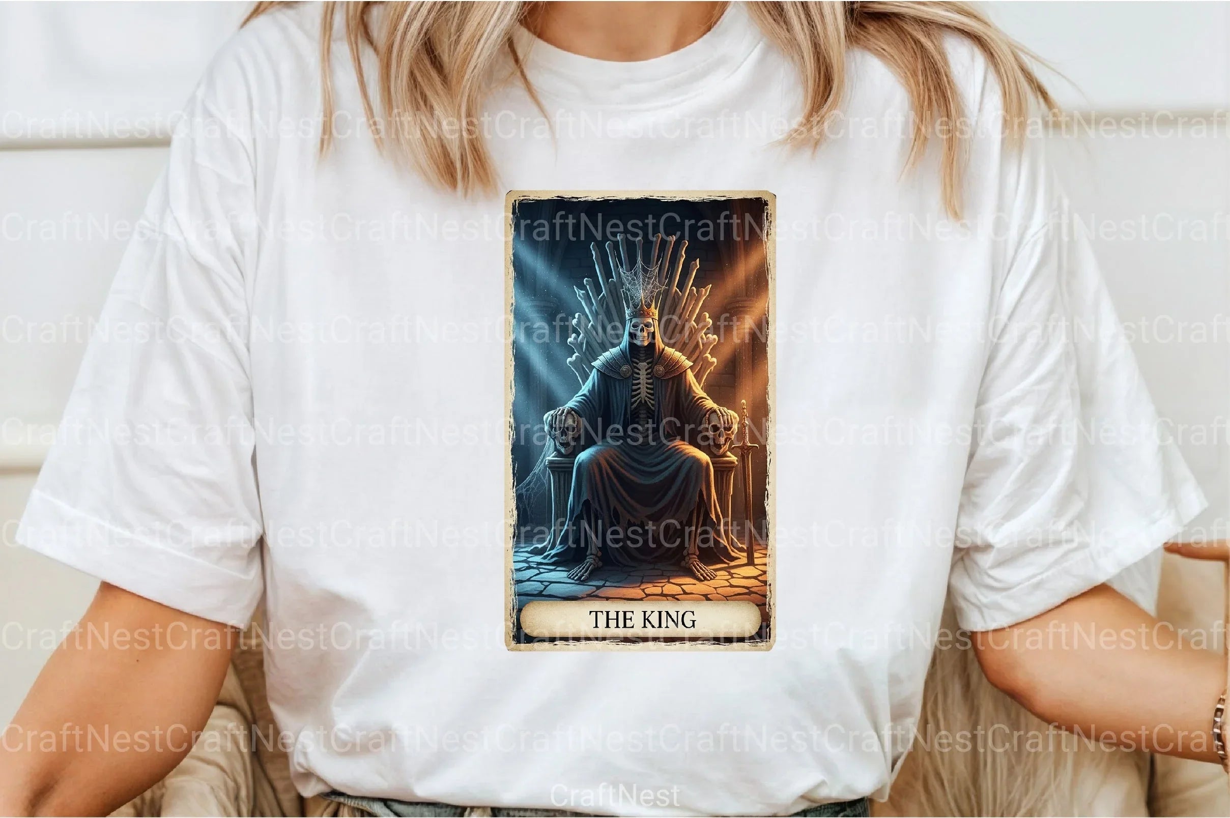 King Halloween Tarot Card Clipart Bundle - CraftNest - Digital Crafting and Art