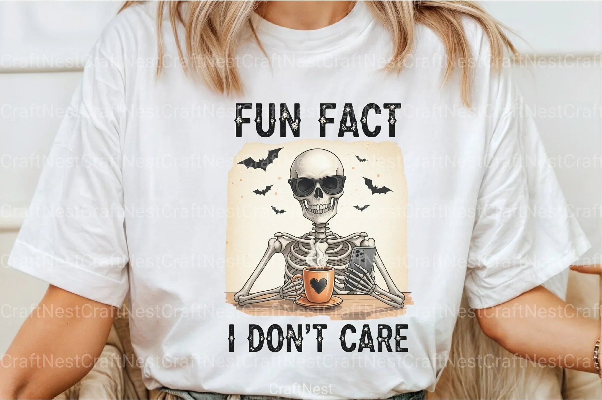 Sarcastic Skeleton Coffee Halloween Clipart Bundle 2 - CraftNest - Digital Crafting and Art
