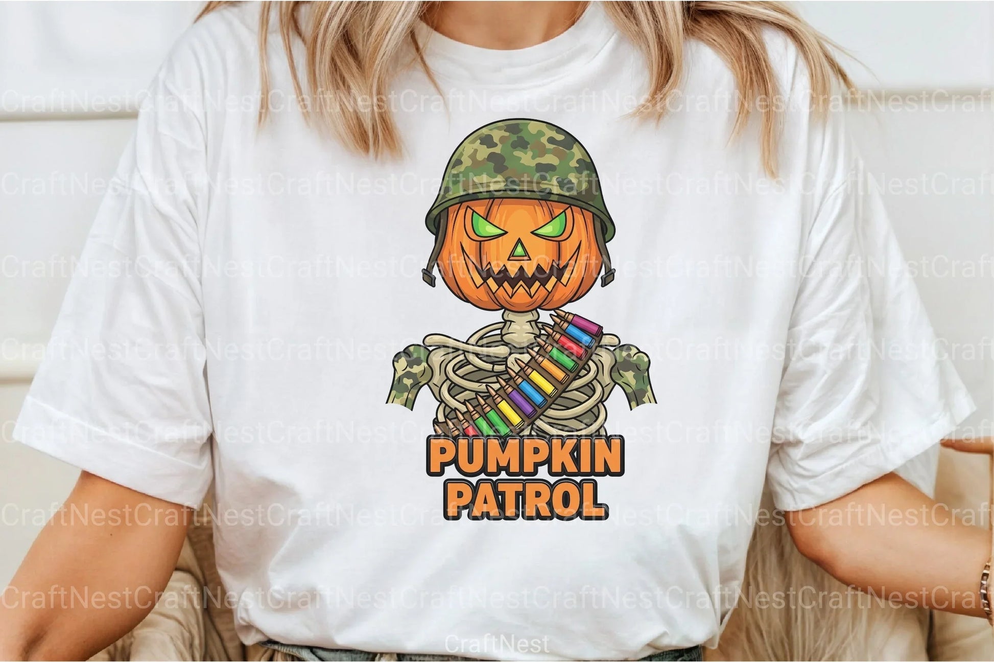 Camo Pumpkin Halloween Clipart Bundle 157 - CraftNest - Digital Crafting and Art