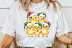 Funny Christmas Chicken Clipart Bundle - CraftNest - Digital Crafting and Art