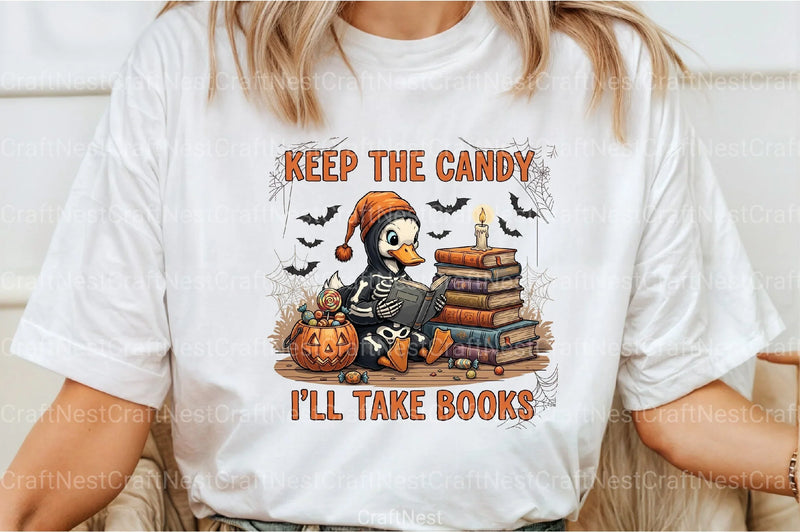 Halloween Clipart Bundle: Books Over Candy - CraftNest - Digital Crafting and Art