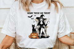 Vintage Halloween Witch & Cat Clipart Bundle - CraftNest - Digital Crafting and Art