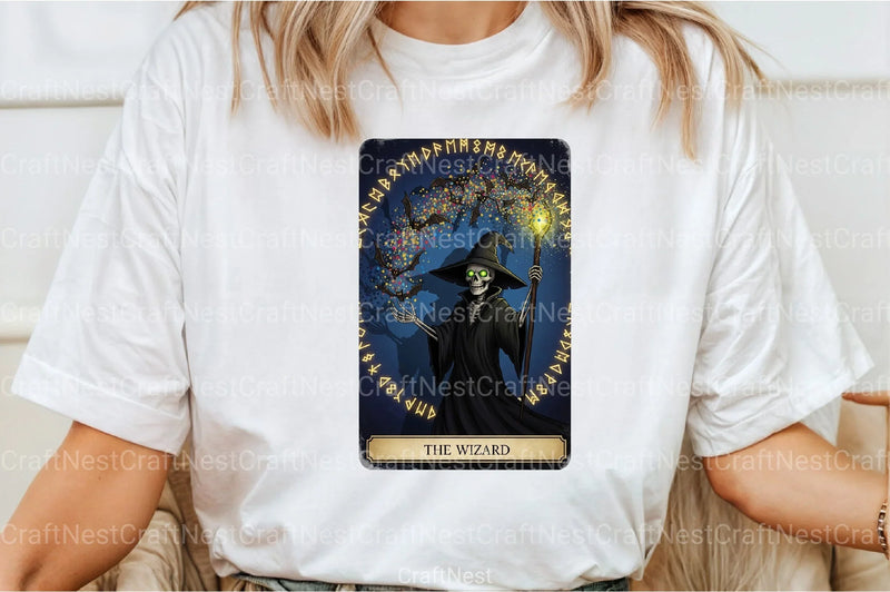 Wizard Halloween Tarot Card Clipart Bundle - CraftNest - Digital Crafting and Art