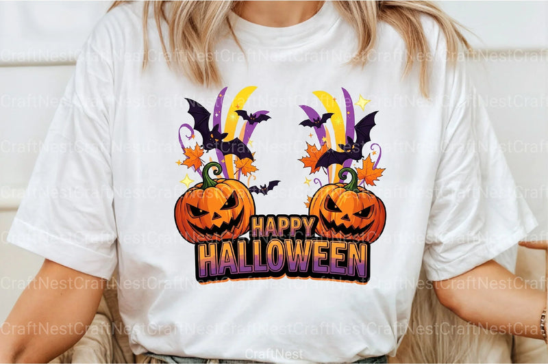 Happy Halloween PNG Clipart Bundle - CraftNest - Digital Crafting and Art