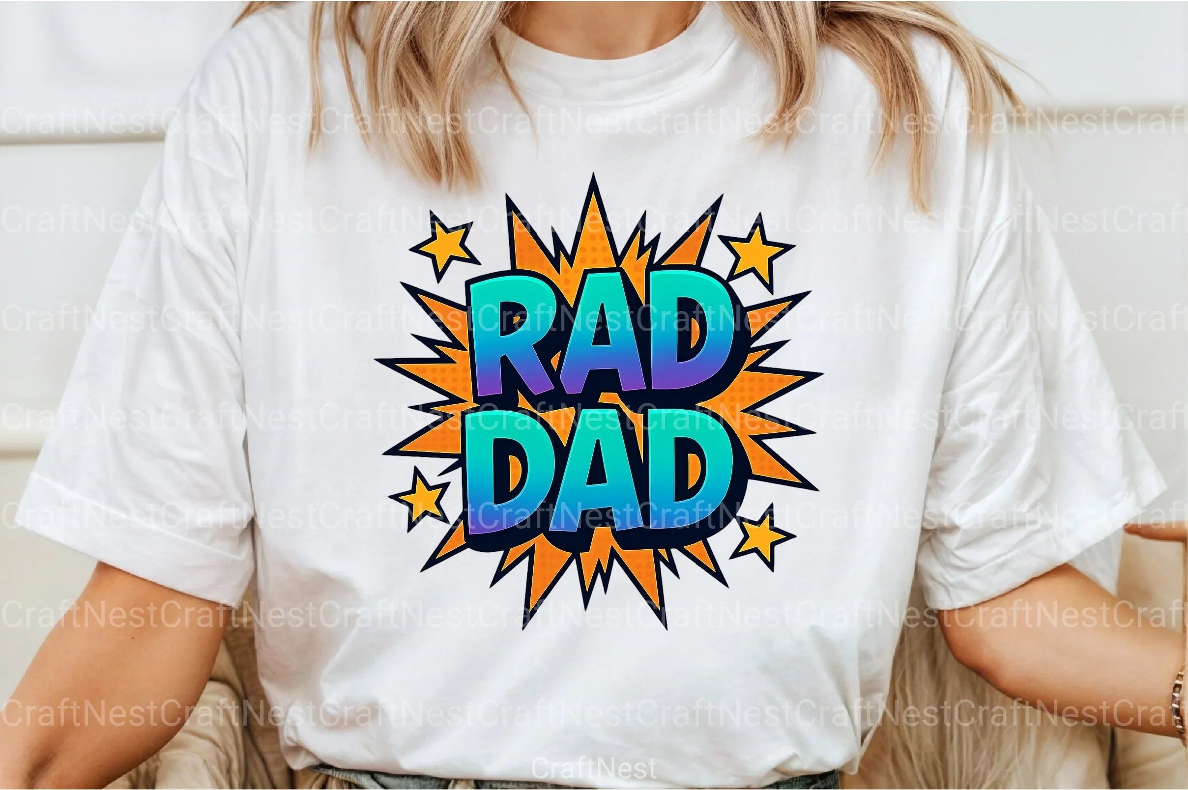 Rad Dad Comic Style Clipart Bundle - CraftNest - Digital Crafting and Art