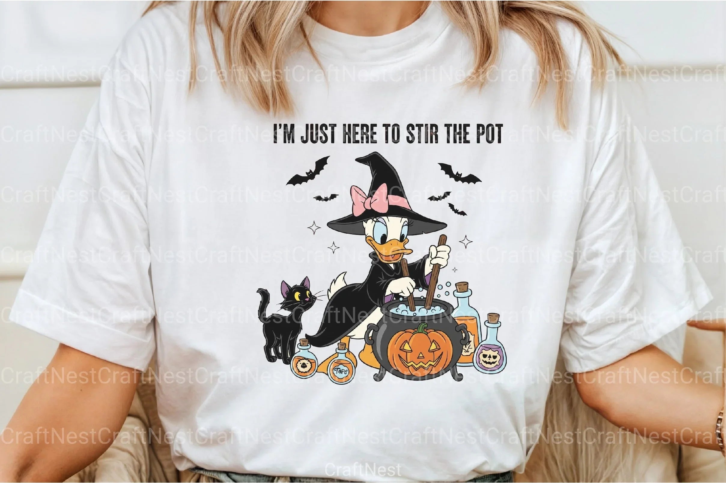 Funny Hall Clipart Bundle: I'm Just Here to Stir the Pot