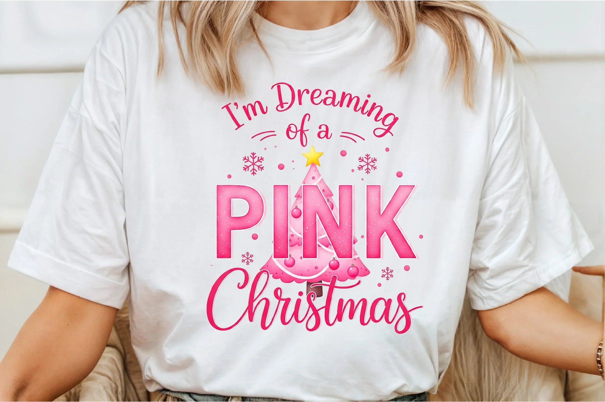 Dreaming of a Pink Christmas Clipart Bundle - CraftNest - Digital Crafting and Art
