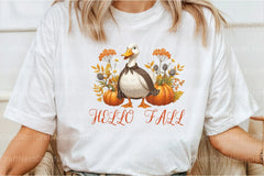 Hello Fall Goose Clipart Bundle - CraftNest - Digital Crafting and Art