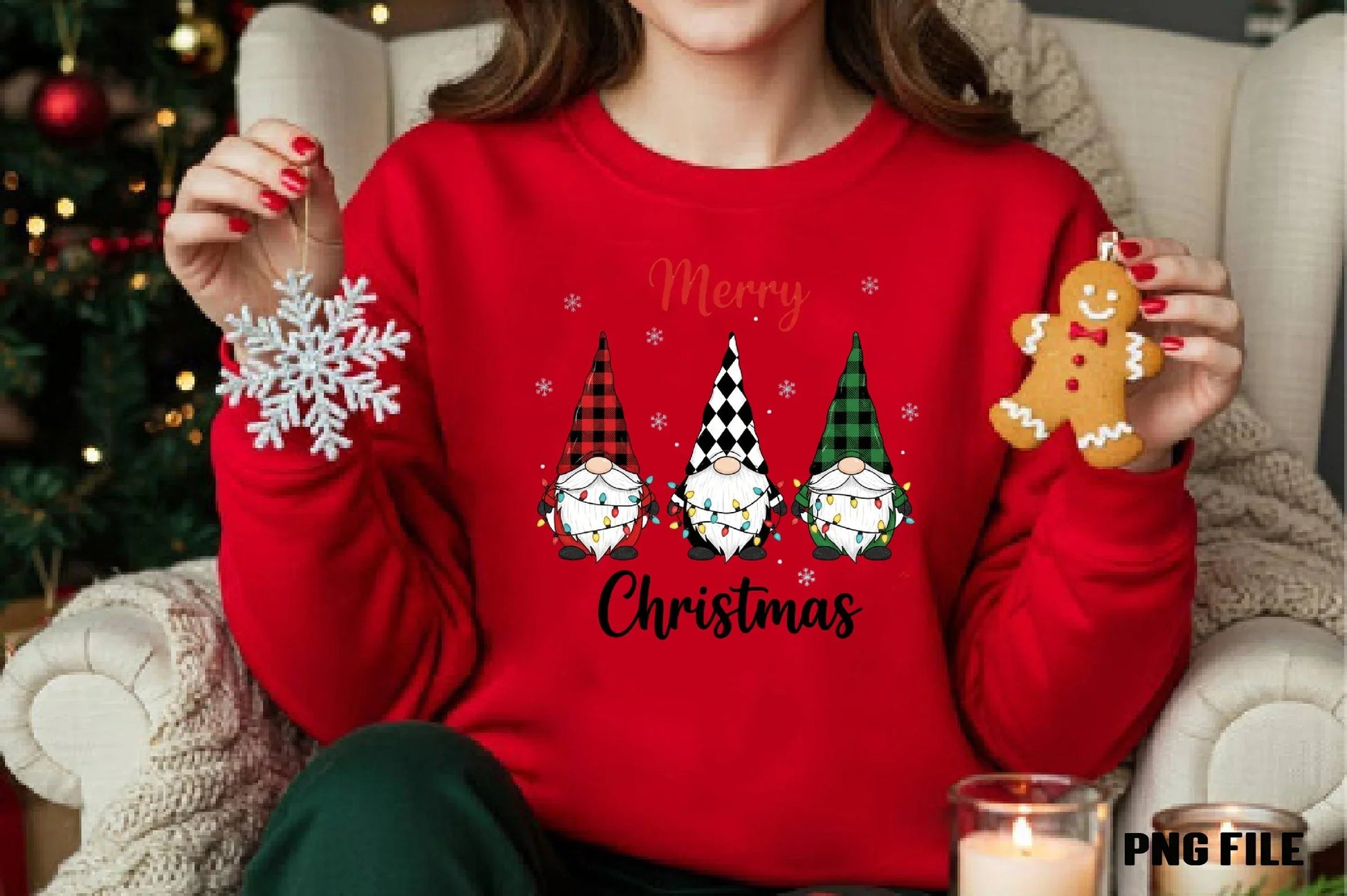 Merry Christmas Gnomes Clipart Bundle - CraftNest - Digital Crafting and Art