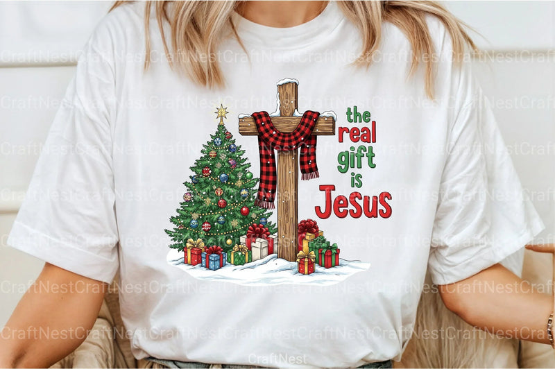 Real Gift Jesus Christmas Clipart Bundle - CraftNest - Digital Crafting and Art