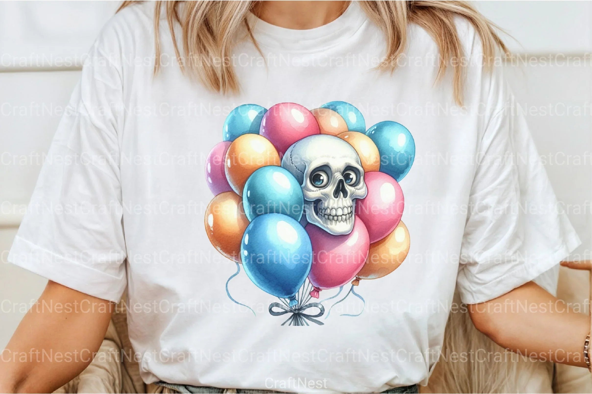 Funny Skeleton Peeking Clipart Bundle 167 - CraftNest - Digital Crafting and Art