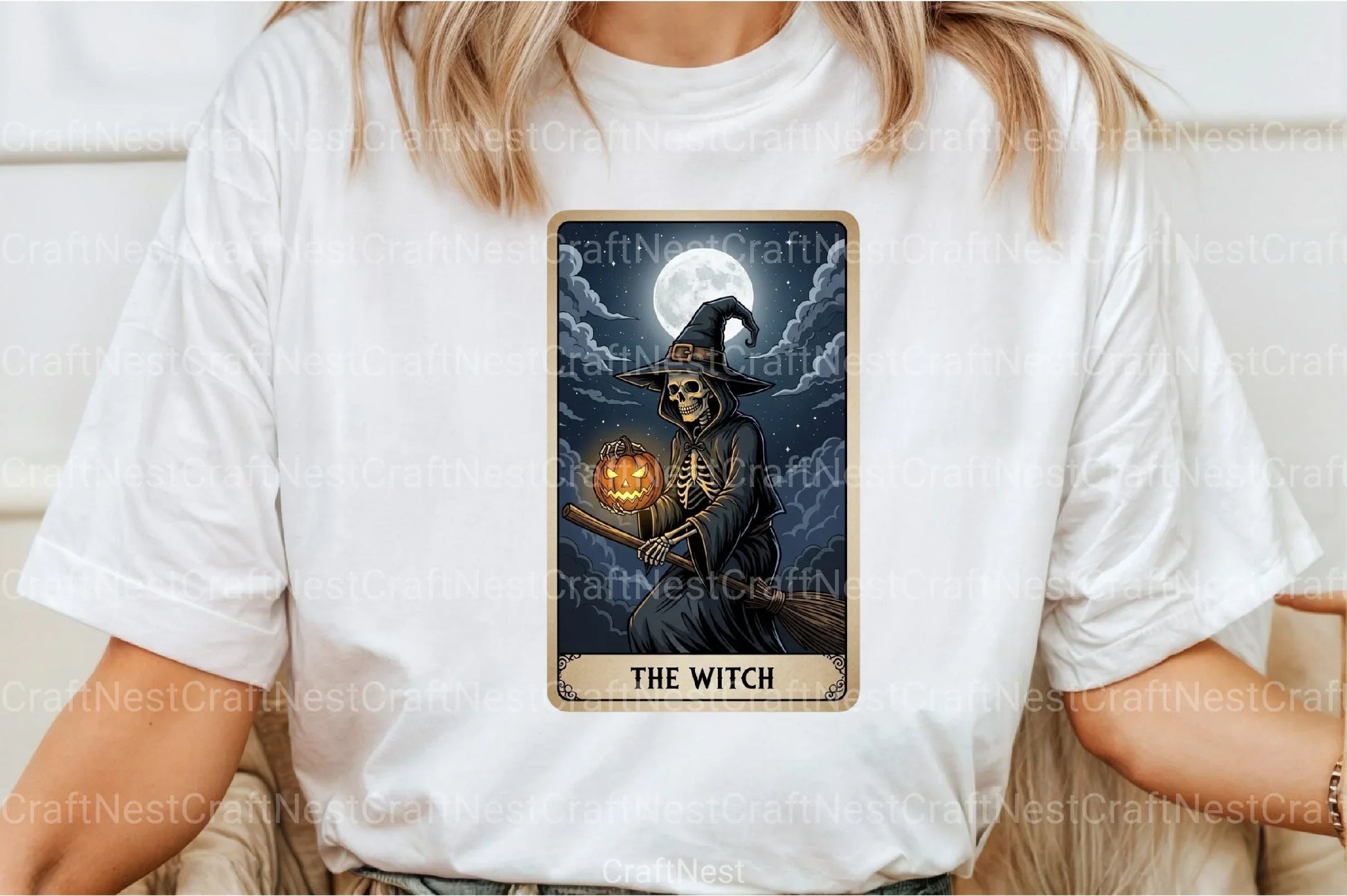 The Witch Halloween Tarot Card Clipart Bundle - CraftNest - Digital Crafting and Art