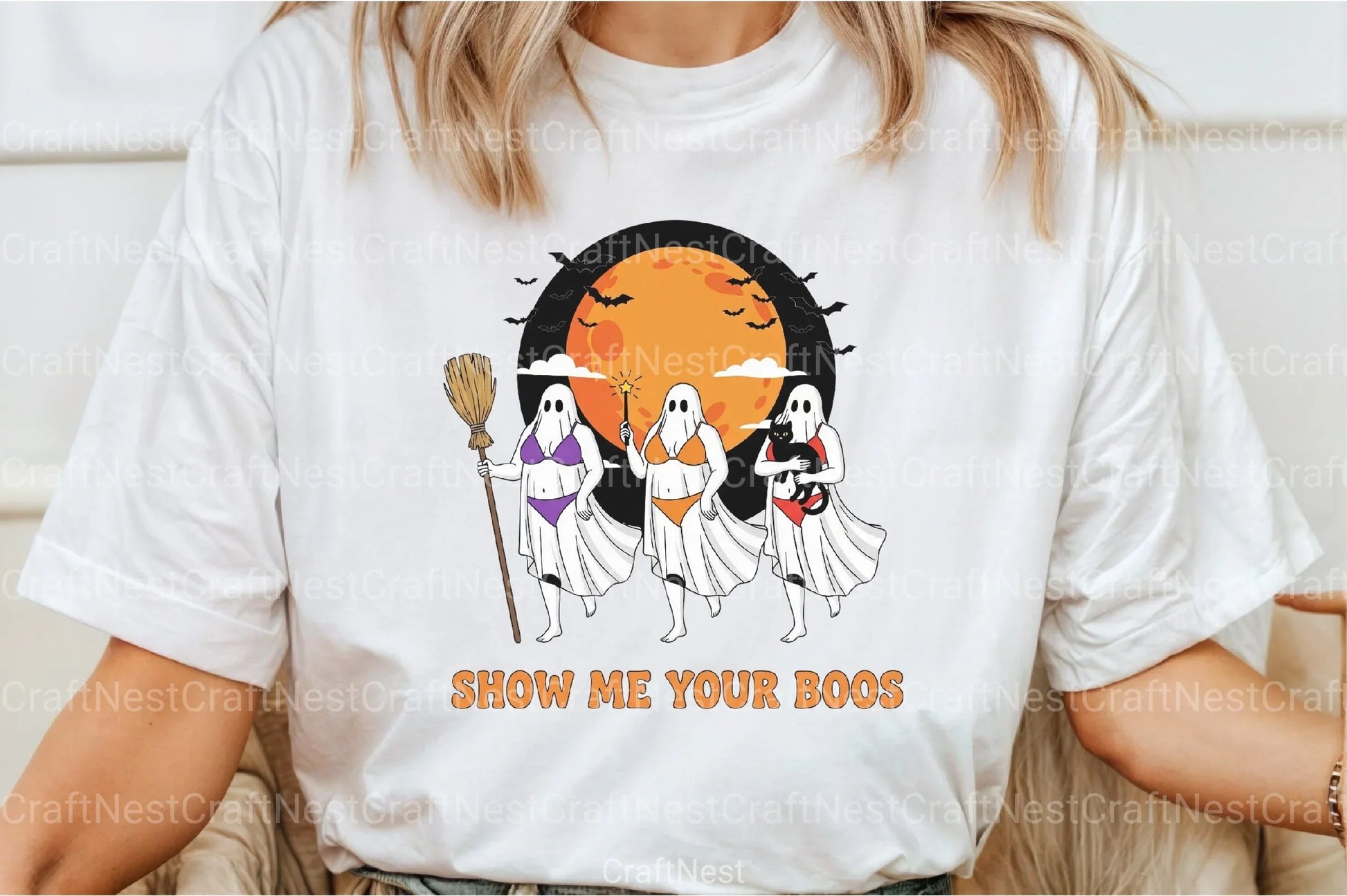 Funny Halloween Ghost Clipart Bundle 5 - CraftNest - Digital Crafting and Art