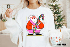 Retro Christmas Santa Clipart Bundle - CraftNest - Digital Crafting and Art