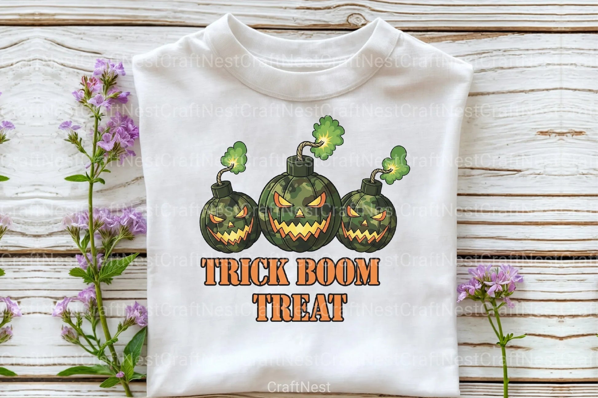 Camo Pumpkins Halloween Clipart Bundle - CraftNest - Digital Crafting and Art