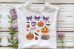 Cute Halloween Spooky Teacher Clipart Bundle - CraftNest - Digital Crafting and Art