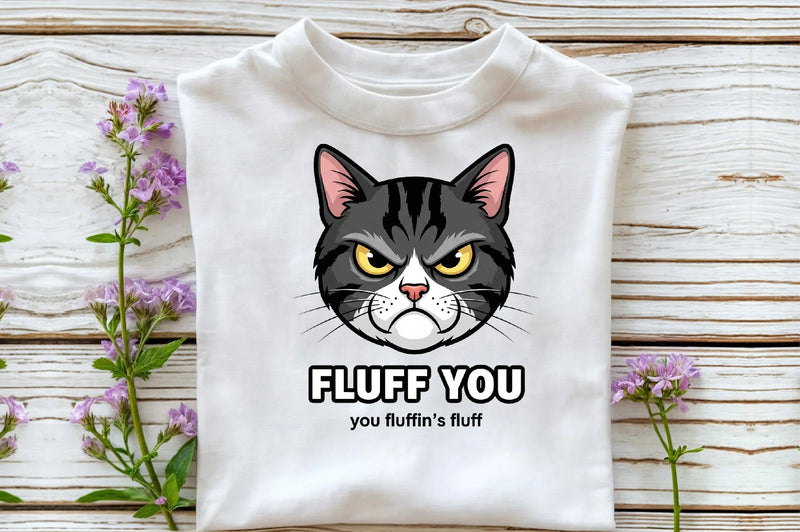 Fluff You Funny Cat Clipart Bundle - CraftNest - Digital Crafting and Art