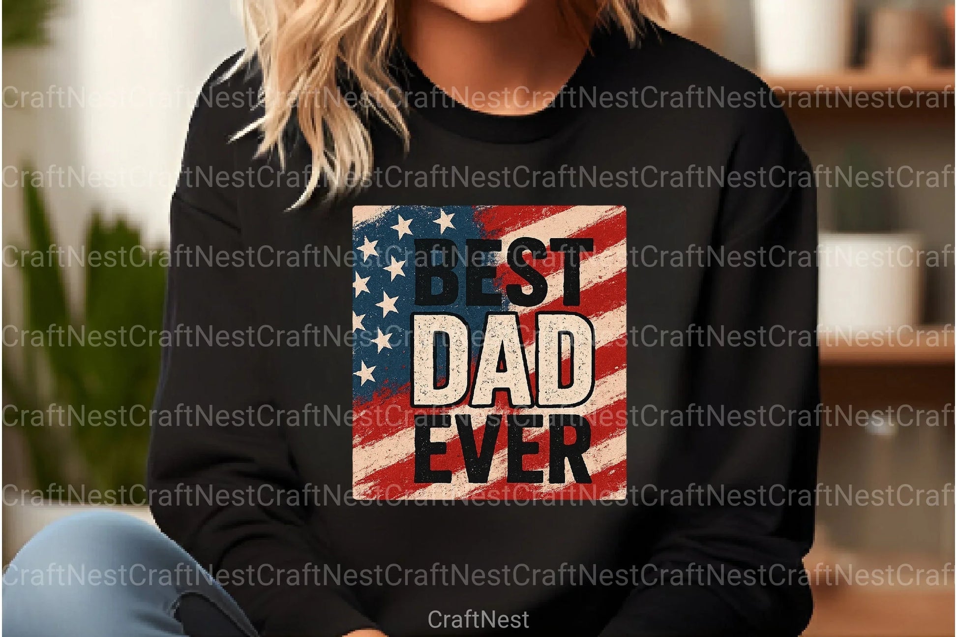 Patriotic Best Dad Ever Clipart Bundle 2 - CraftNest - Digital Crafting and Art