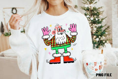 Retro Funny Christmas Santa Clipart Bundle - CraftNest - Digital Crafting and Art
