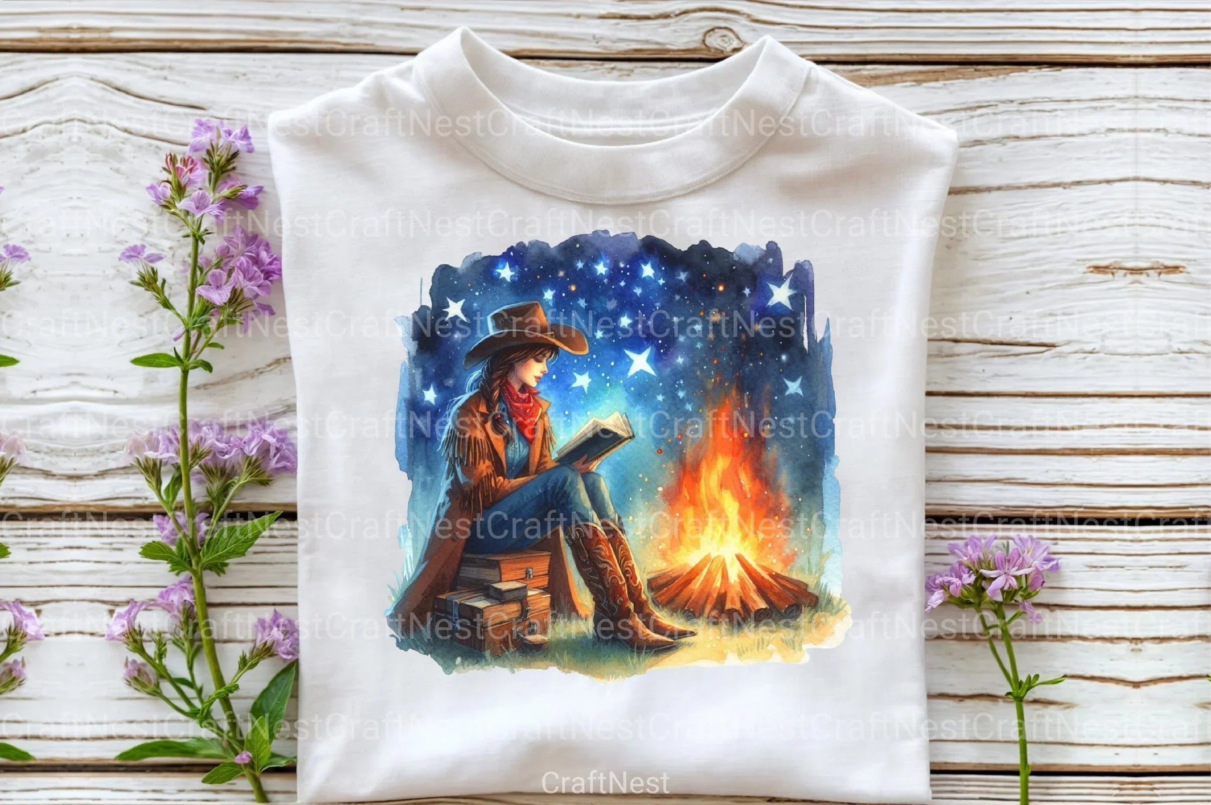 Western Cowgirl Book Clipart Bundle - CraftNest - Digital Crafting and Art