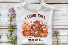 I Love Fall Most of All Clipart Bundle 99 - CraftNest - Digital Crafting and Art