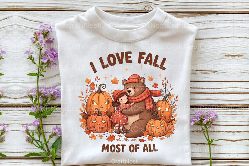I Love Fall Most of All Clipart Bundle 99 - CraftNest - Digital Crafting and Art