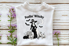 Vintage Halloween Witch Clipart Bundle - CraftNest - Digital Crafting and Art