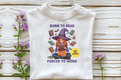 Witchy Clipart Bundle: Born to Read, Forced to Work - CraftNest - Digital Crafting and Art