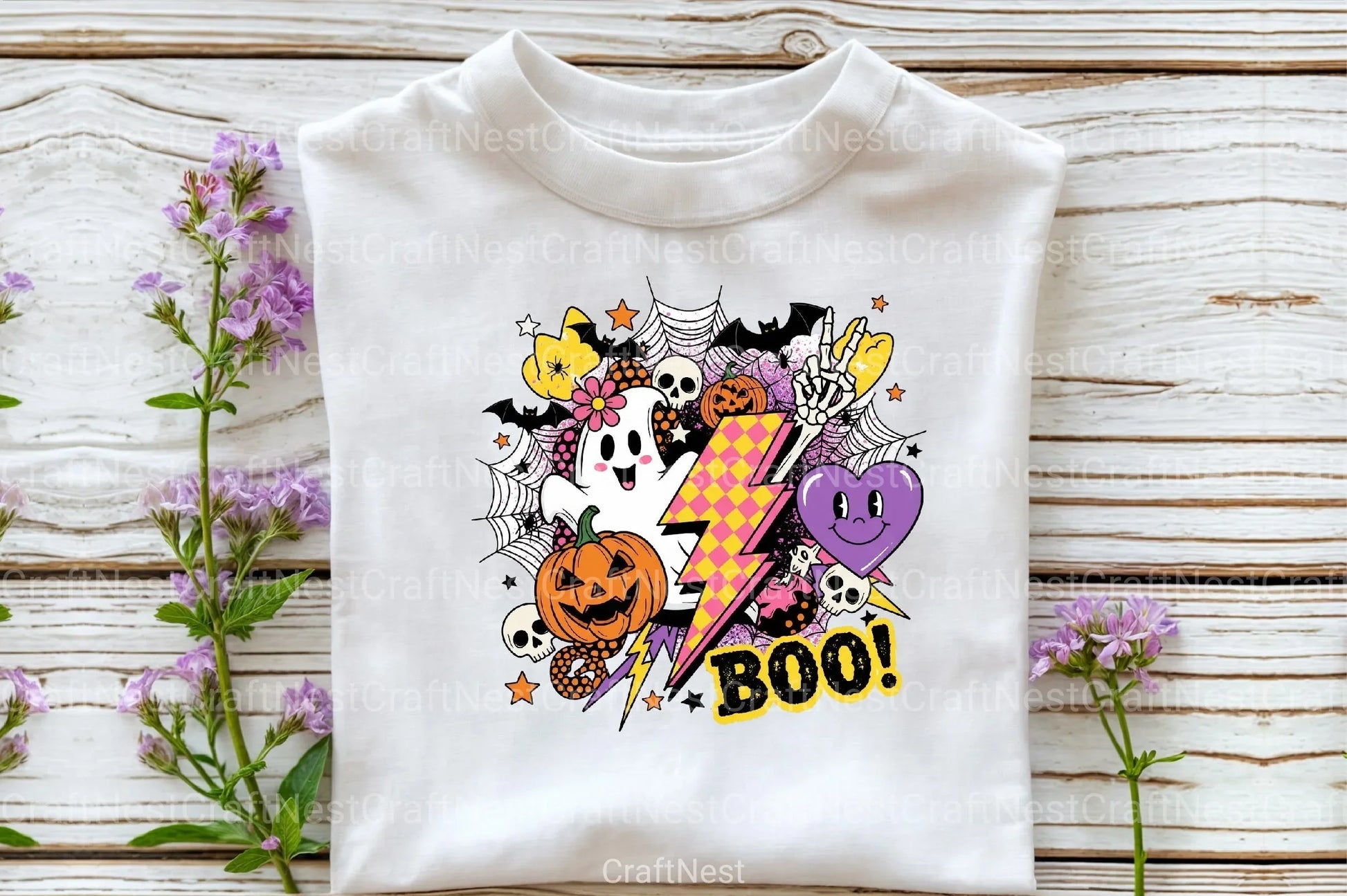 Retro Halloween Clipart Bundle 3 - CraftNest - Digital Crafting and Art