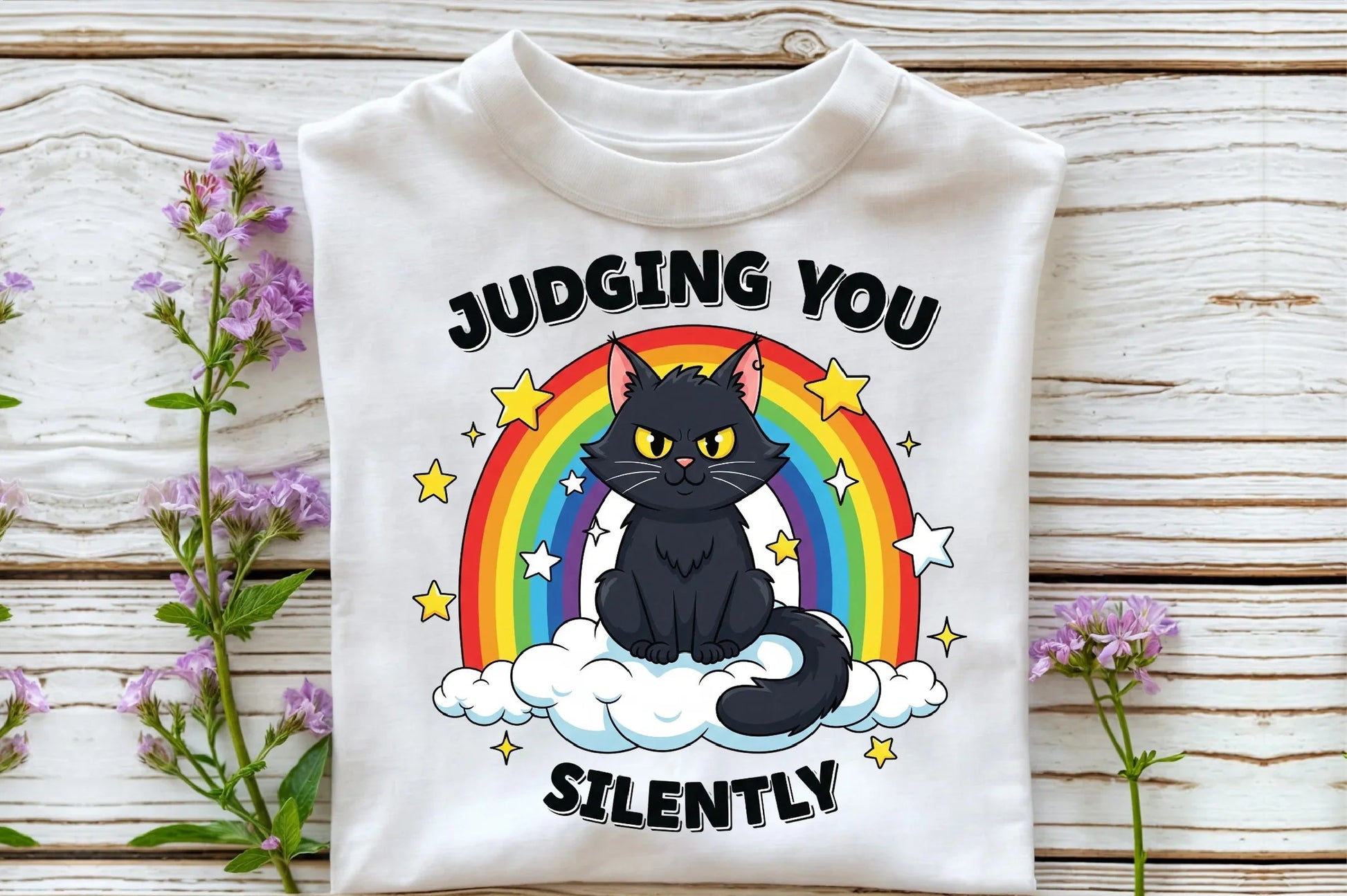 Judging You Silently: Funny Cat Clipart Bundle - CraftNest - Digital Crafting and Art