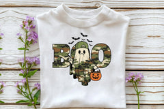 Camo Boo Halloween Clipart Bundle - CraftNest - Digital Crafting and Art