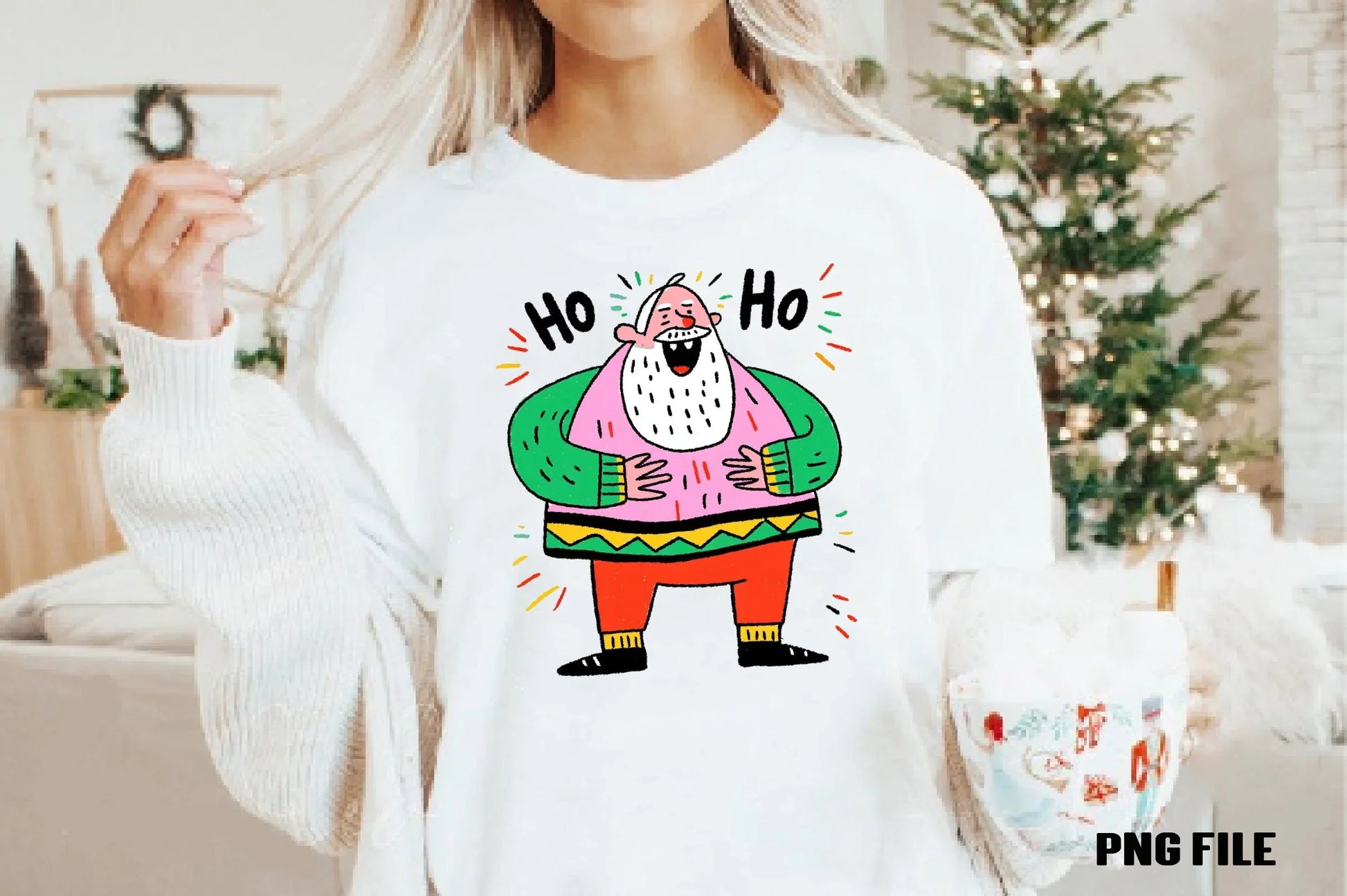 Retro Funny Christmas Santa Clipart Bundle - CraftNest - Digital Crafting and Art